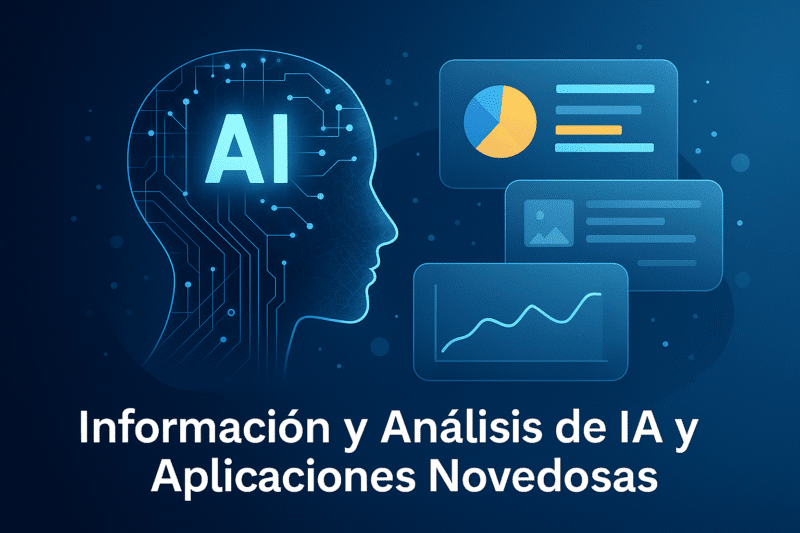 Información y Análisis de IA y Aplicaciones Novedosas,
